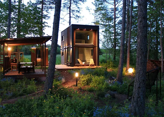 Hébergement de vacances Shanti Forest House With Mirror Sauna Laokuela